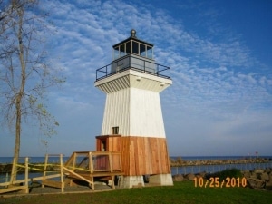 Oak Orchard Lighthouse replica completed in 2010